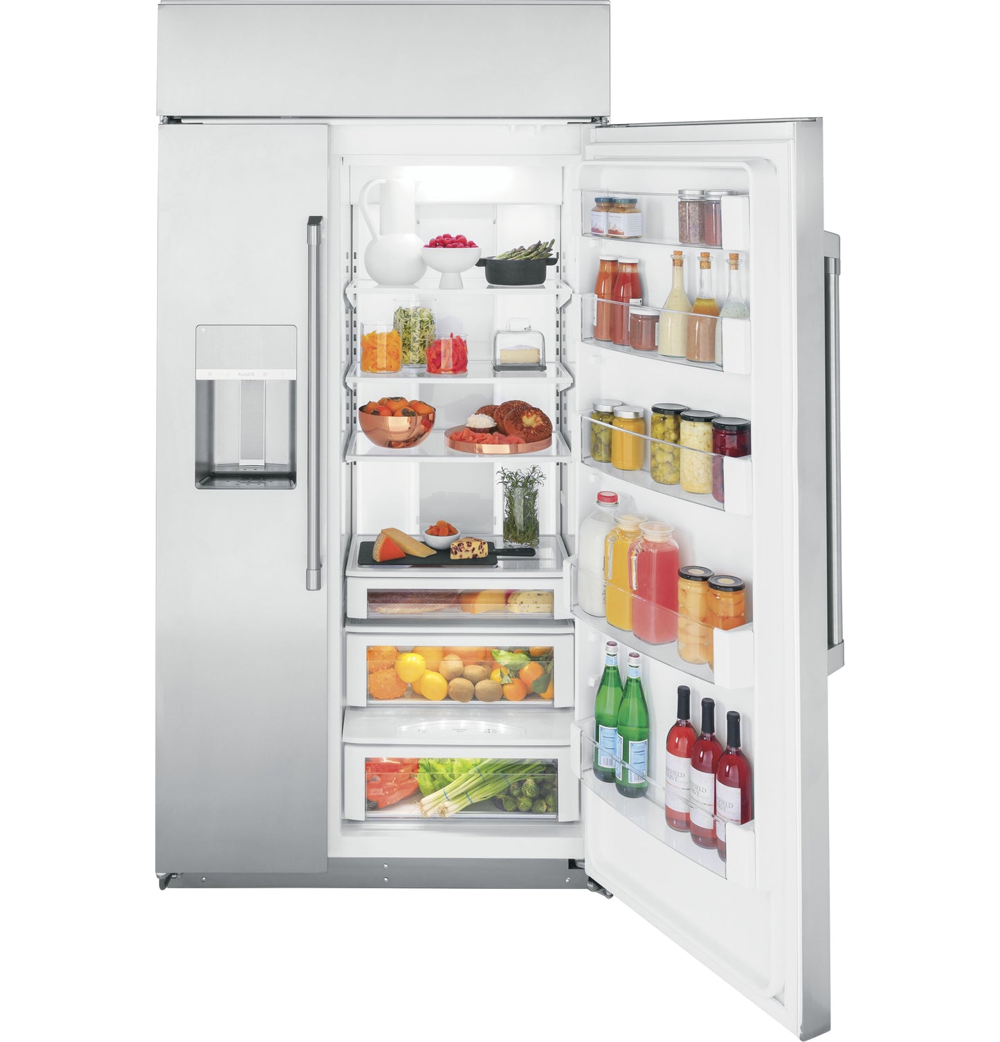 CAFÉ™ 42" Smart Built-In Side-by-Side Refrigerator with Dispenser
