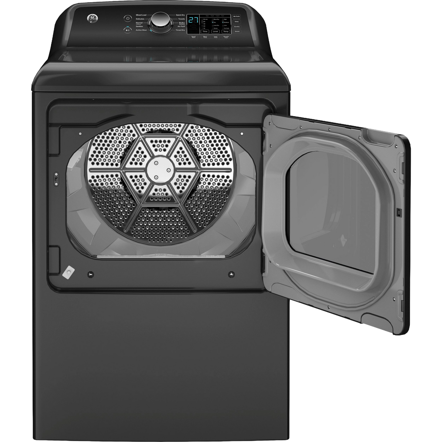 GE® 7.4 cu. ft. Capacity Electric Dryer with Up To 120 ft. Venting and Sensor Dry