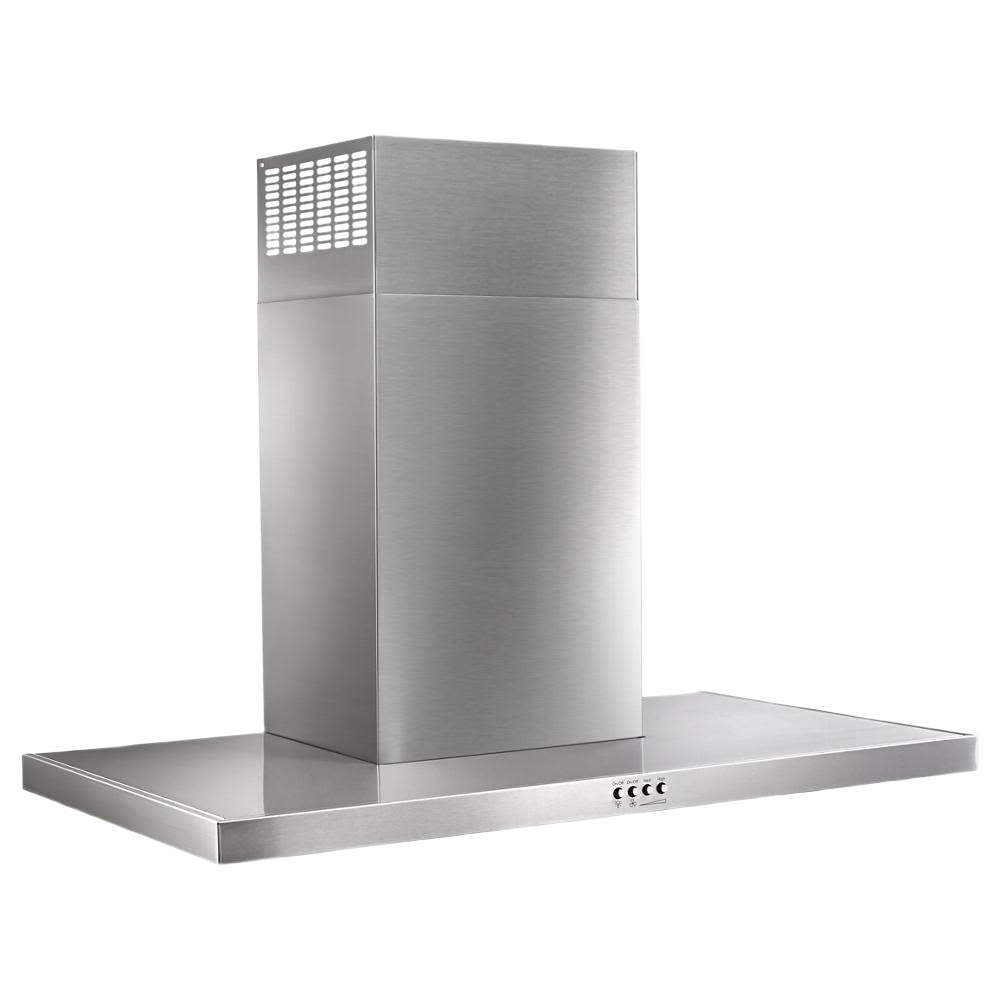 36-inch stainless steel wall mount flat range hood with 3-speed motor in Hartville Hardware kitchen appliances