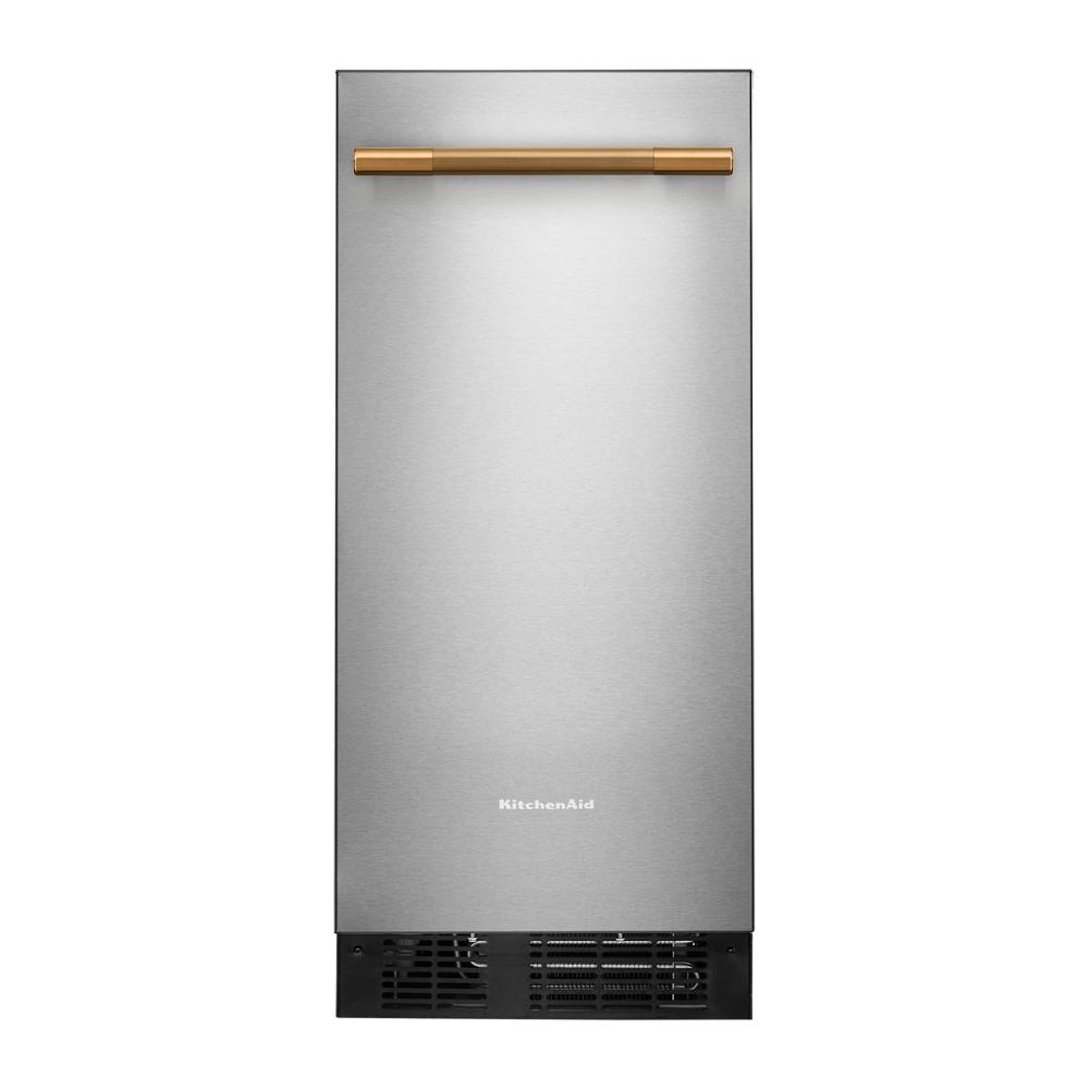 15-Inch 25 lb. Panel-Ready Automatic Ice Maker with Clear Ice Technology PrintShield® Stainless Steel