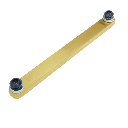 Brass sharpening stick with black rubber ends for woodworking and home improvement tools under $50 collection