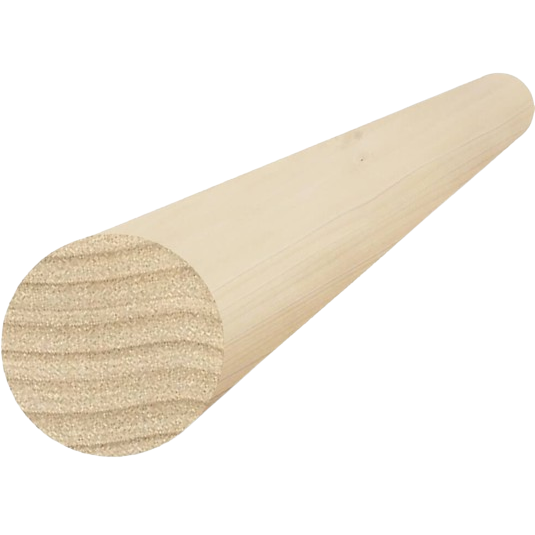 Poplar wood dowel rod with smooth finish for hardware, fasteners, and home improvement projects under $50
