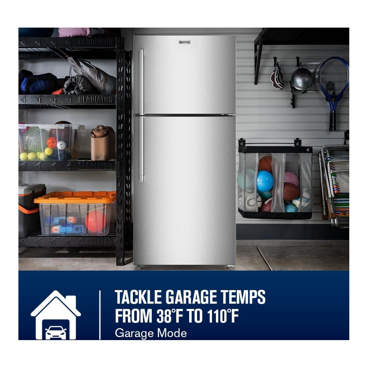 30-Inch Wide Top-Freezer Refrigerator with Garage Mode—19 Cu. Ft.