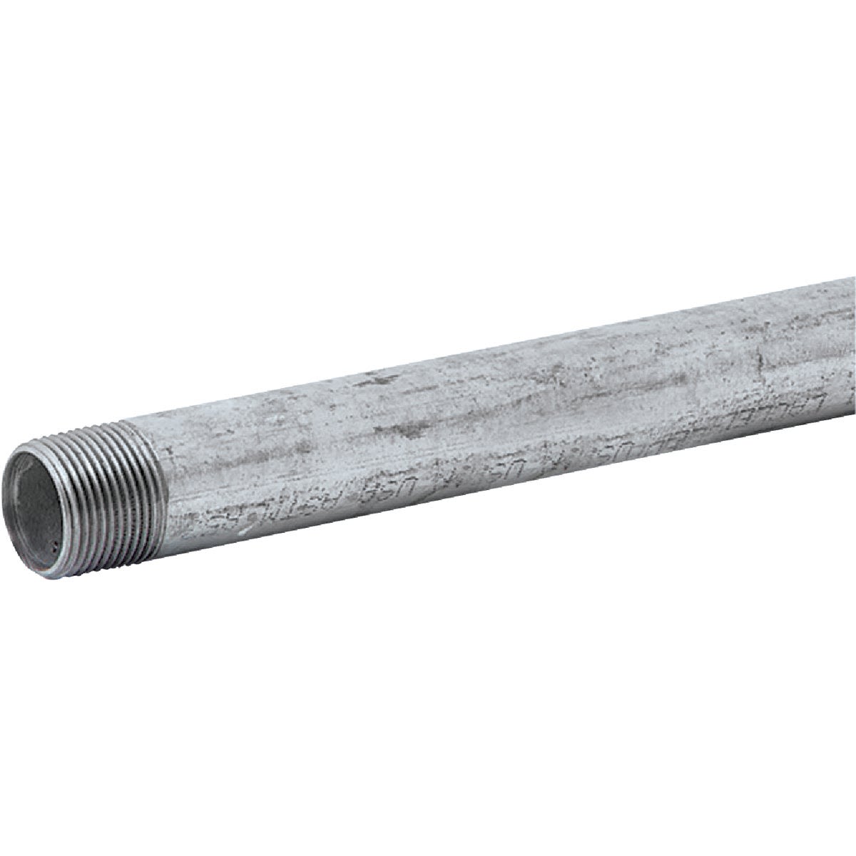 Galvanized steel pipe with threaded end for plumbing and home improvement projects under $50 collections