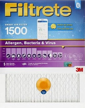 Filtrete allergen and bacteria filter with smart air quality monitoring for heating and cooling systems under $100