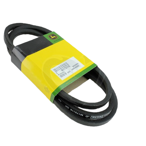Black automotive V-belt with green and yellow John Deere branded packaging for car and truck accessories under $50 collections