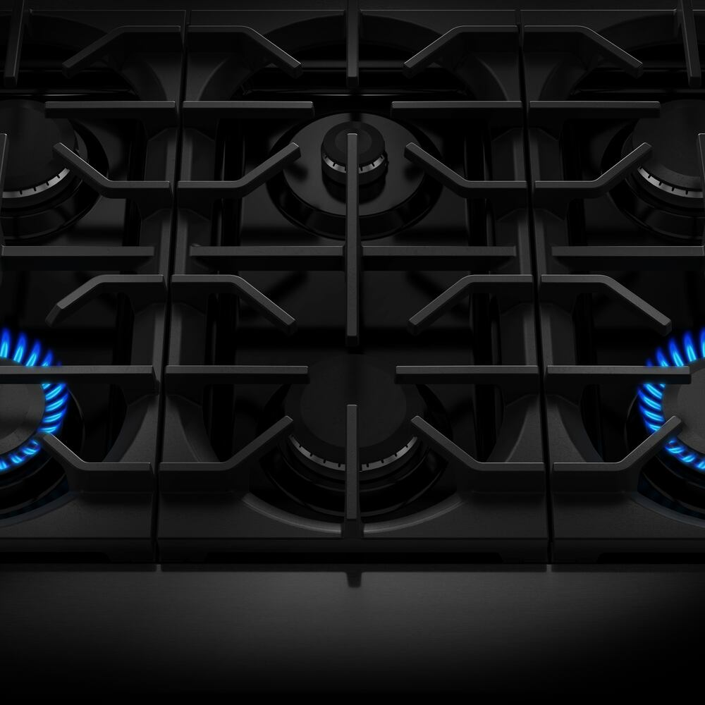 48-Inch 6 Burner Commercial-Style Dual Fuel Range with Griddle