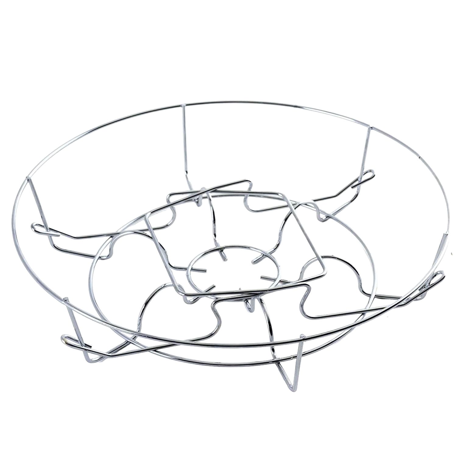 Stainless steel jar canning rack with handle arms designed for secure jar support in kitchenware and home use under $50