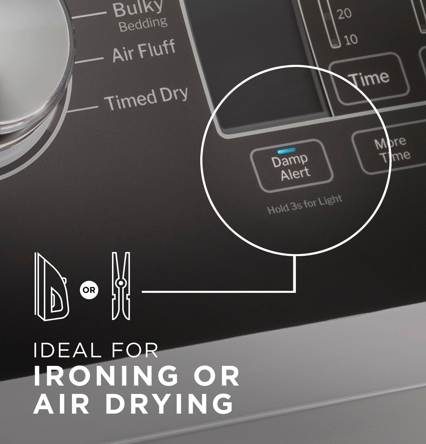 GE® 7.4 cu. ft. Capacity Electric Dryer with Up To 120 ft. Venting and Sensor Dry