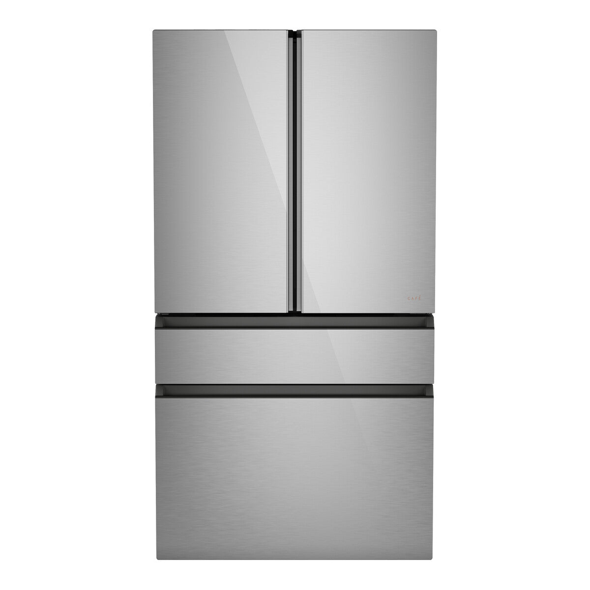 CAFÉ™ ENERGY STAR® 28.7 Cu. Ft. Smart 4-Door French-Door Refrigerator in Platinum Glass With Dual-Dispense AutoFill Pitcher