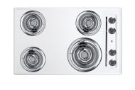30" Wide 4-Burner Coil Cooktop