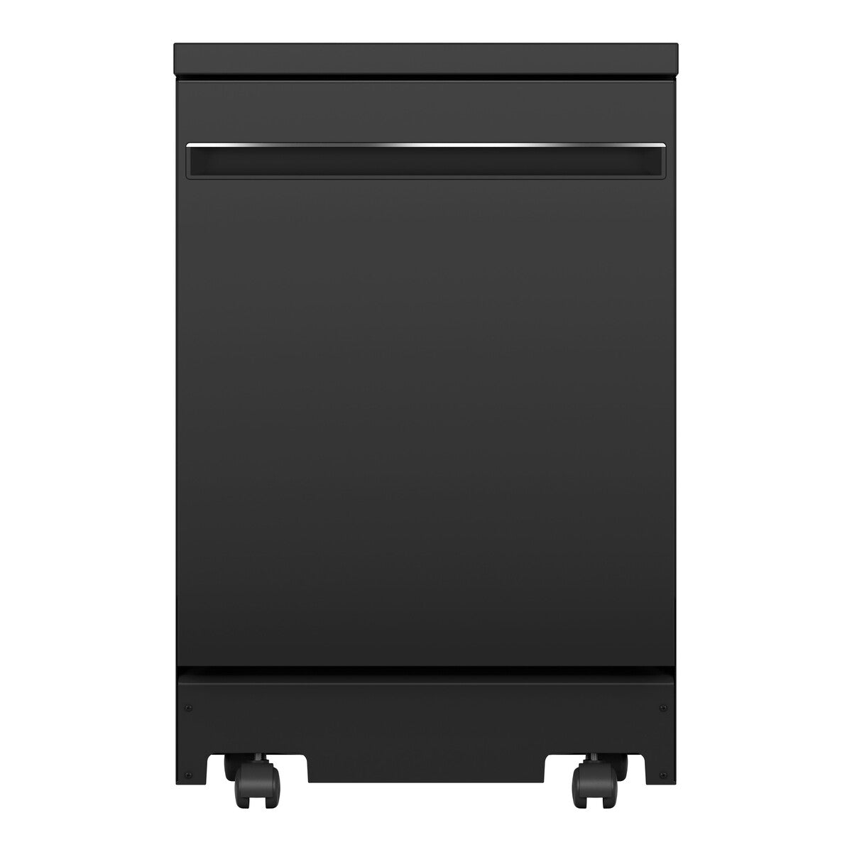 GE® ENERGY STAR® 24" Stainless Steel Interior Portable Dishwasher with Sanitize Cycle