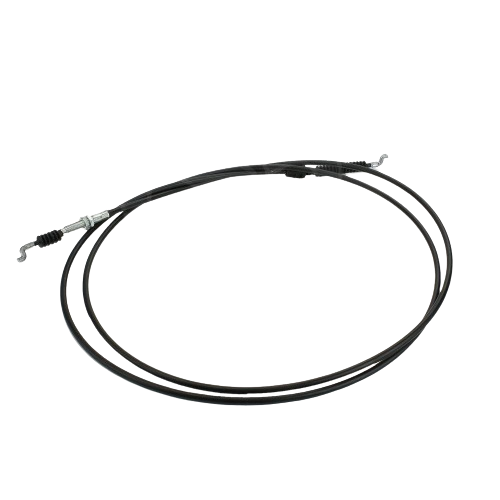 Black gear shift cable with metal fittings, part of John Deere Parts & Accessories under $100 in Parts & Lubricants collection