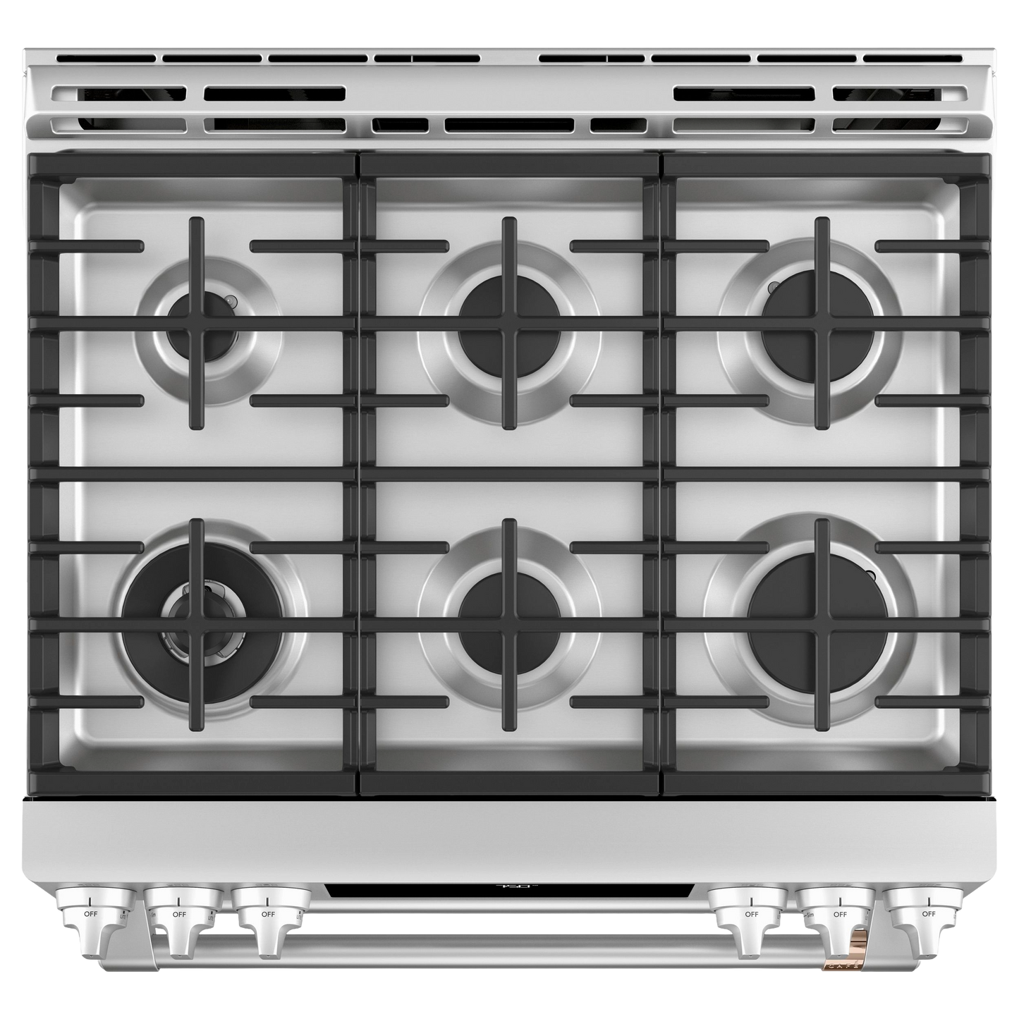 CAFÉ™ 30" Smart Slide-In, Front-Control, Gas Double-Oven Range with Convection