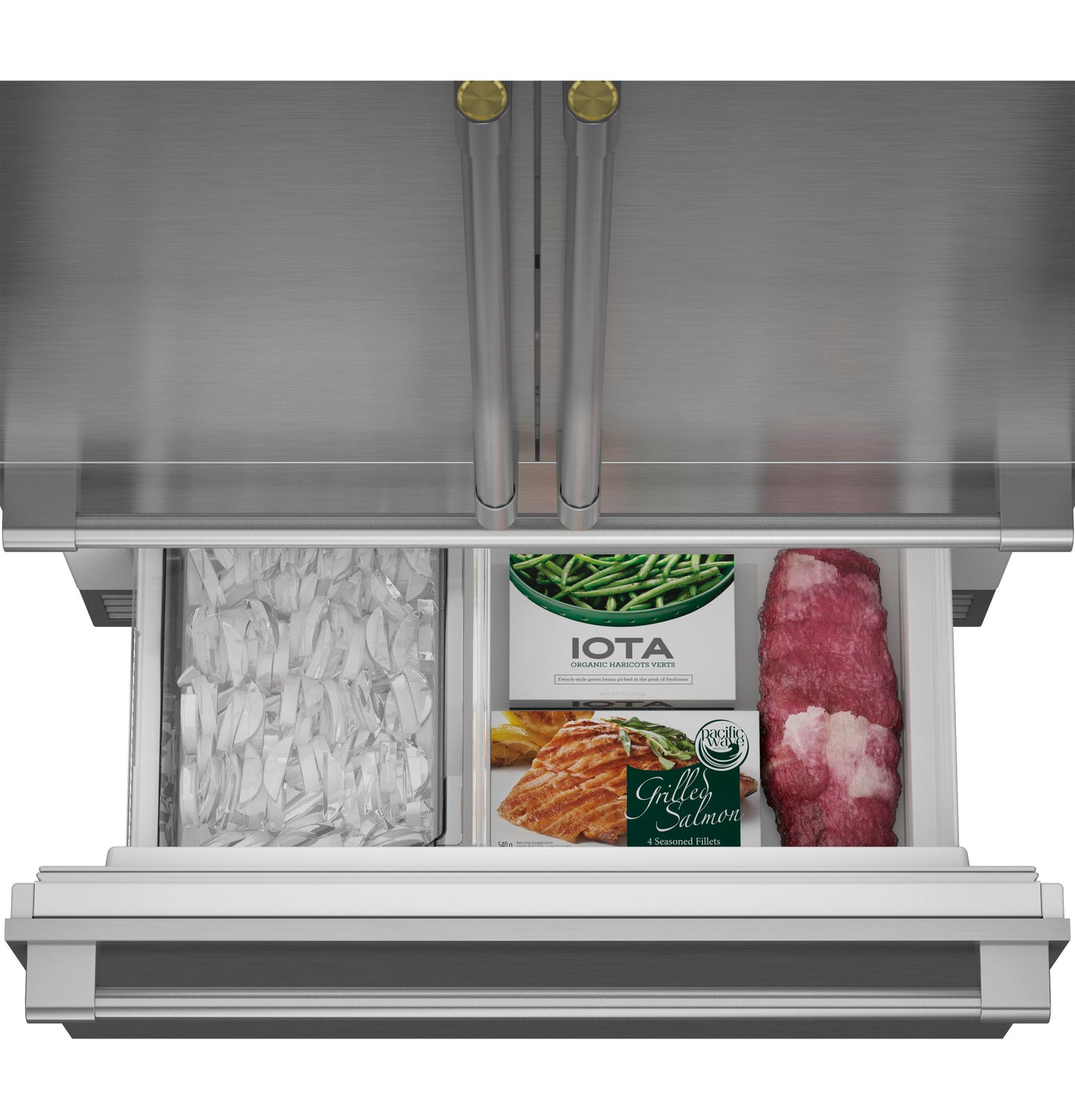 Monogram 36" Panel-Ready Premium Integrated French-Door Refrigerator