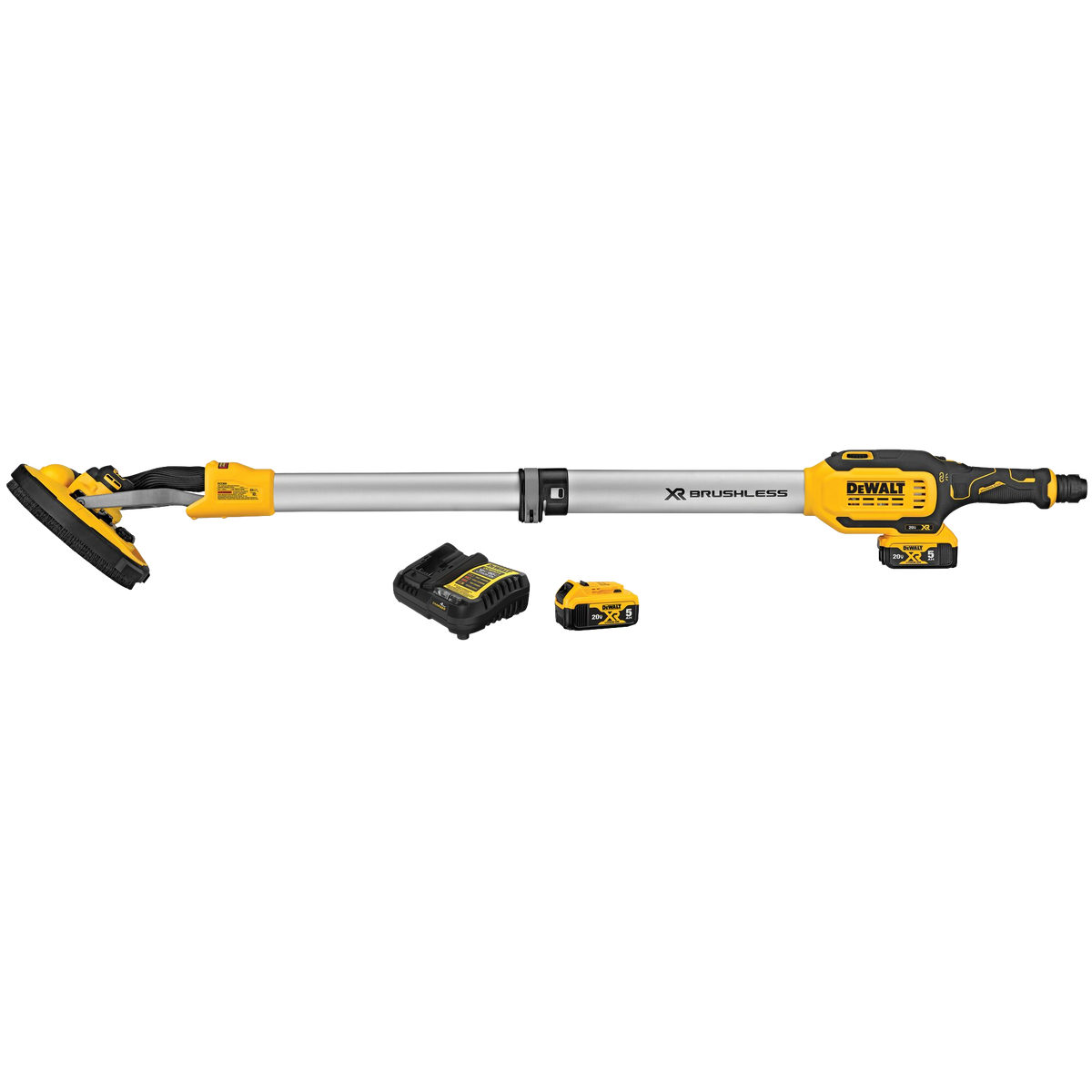 DEWALT 20V MAX* Cordless Drywall Sander Kit, (2 Batteries)