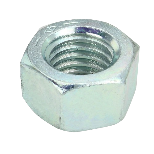 Steel hex nut with threaded interior for John Deere parts and hardware in home improvement collections under $50