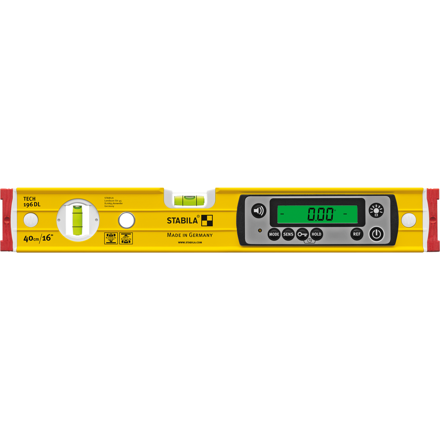 Stabila 16" (40cm) TECH 196 DL Digital Spirit Level w/Case