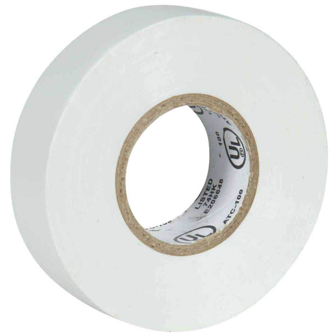 Roll of white vinyl electrical tape designed for general purpose use in tools and home improvement projects
