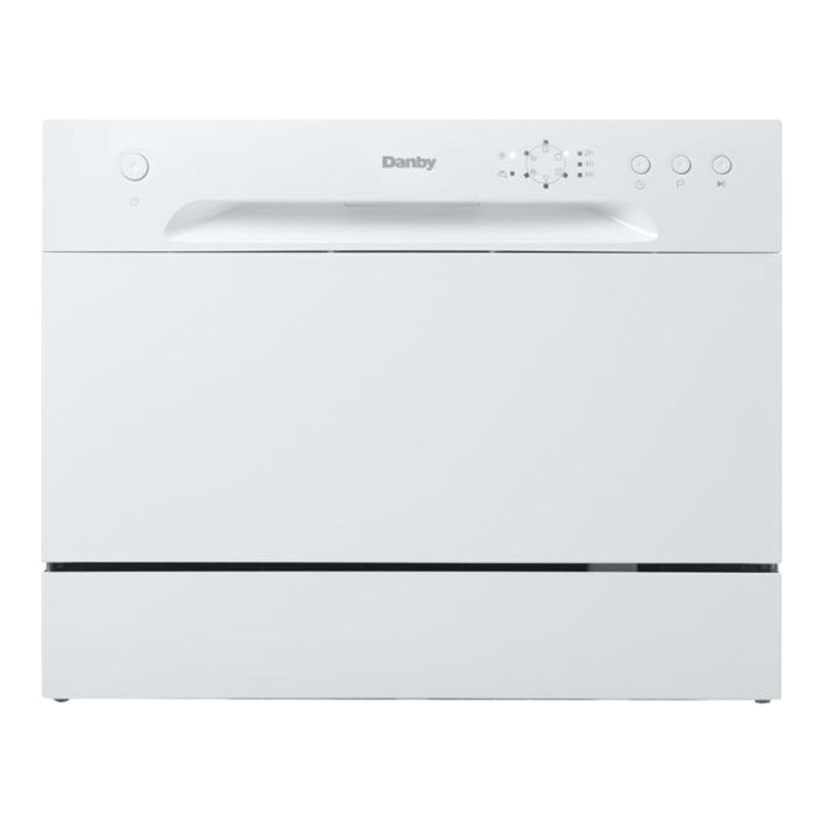Danby 6 Place Setting Countertop Dishwasher in White - DDW621WDB