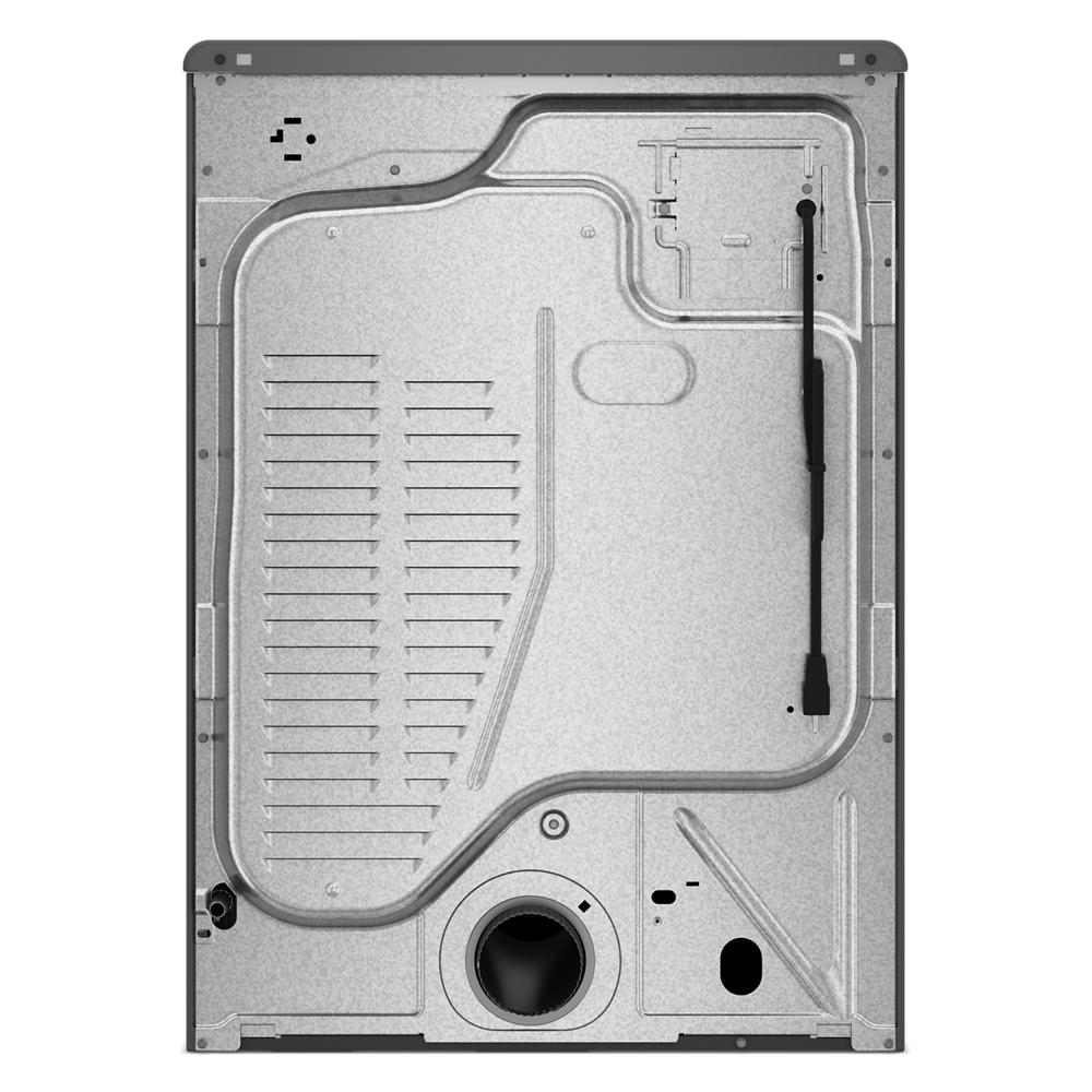 Back panel of a gas dryer showing vent opening and metal construction in Dryers and Appliances collection