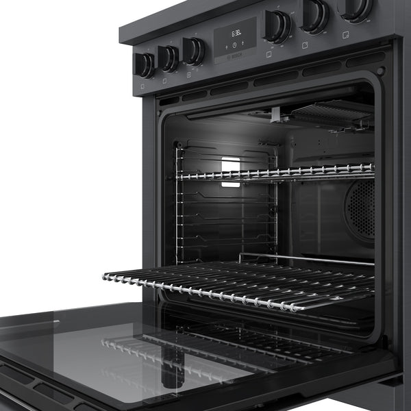 800 Series, Gas Freestanding Range, 30'', Black Stainless Steel