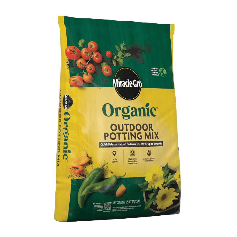 Miracle-Gro 25 Qt. Organic Outdoor Potting Mix