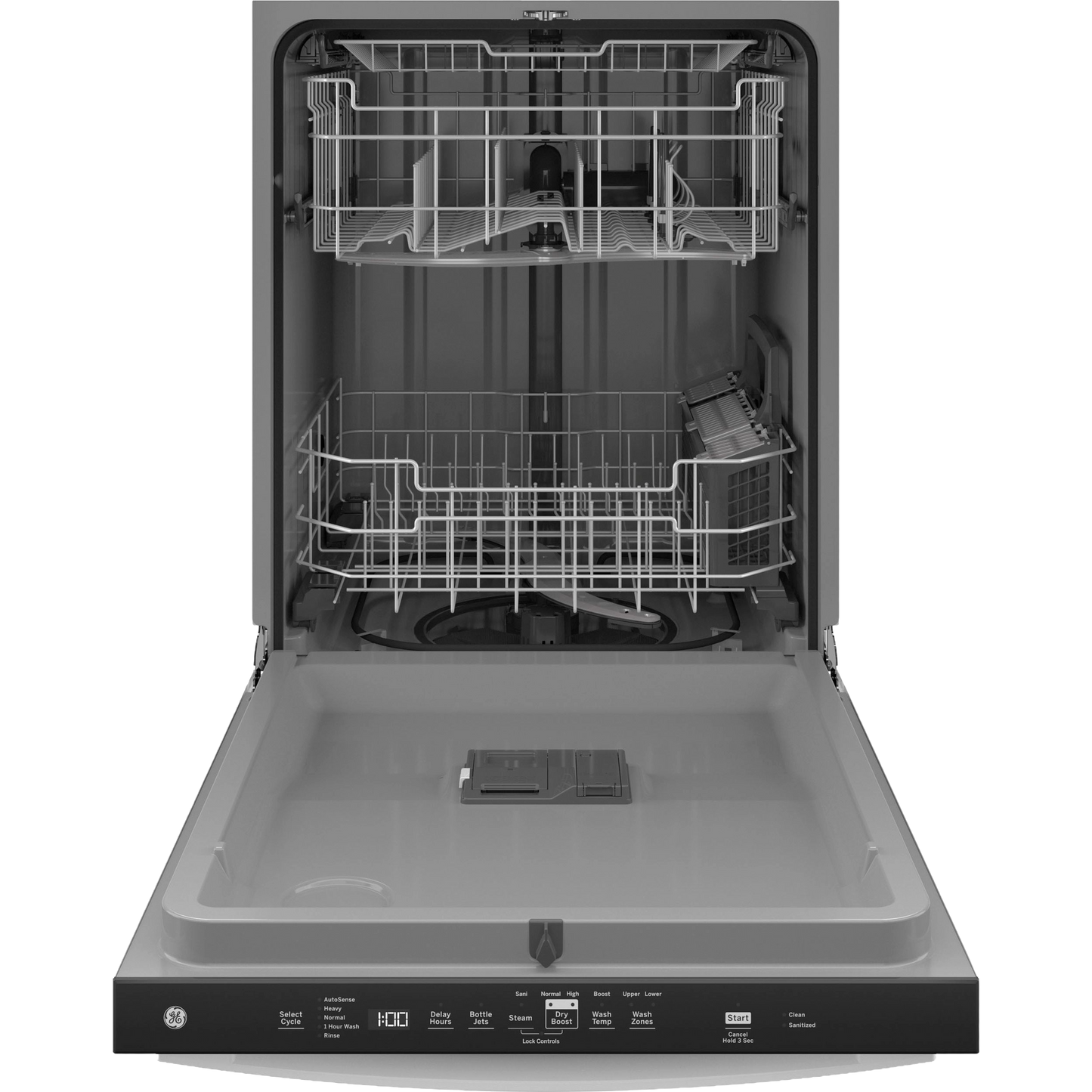 GE® ENERGY STAR® Top Control with Plastic Interior Dishwasher with Sanitize Cycle & Dry Boost