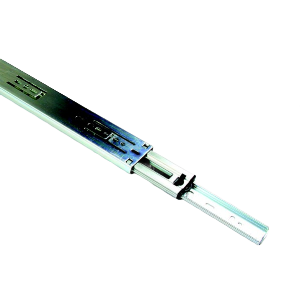 18-inch cold rolled steel ball bearing drawer slide with zinc finish for cabinet hardware and furniture accessories