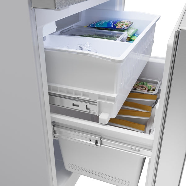 100 Series, Freestanding Bottom Freezer Refrigerator, Stainless steel (with anti-fingerprint), Total No Frost