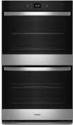 8.6 Total Cu. Ft. Double Wall Oven with Air Fry When Connected