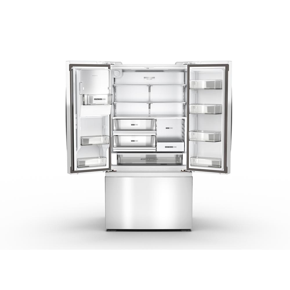 36-inch Wide True Counter-Depth 3-Door French Door Refrigerator - 23.4 cu. ft.