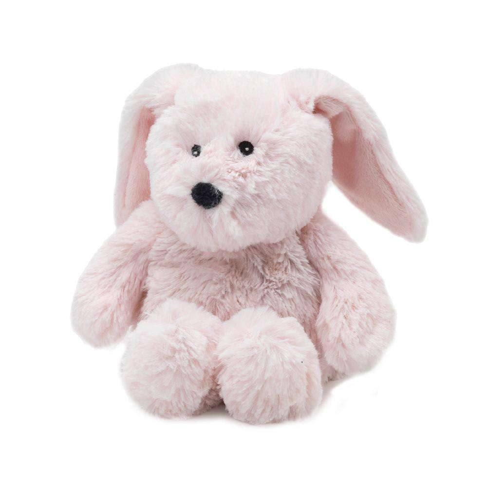 Soft pink plush bunny with weighted filling and lavender scent in Dolls & Stuffed Animals and Toys & Games collections under $50