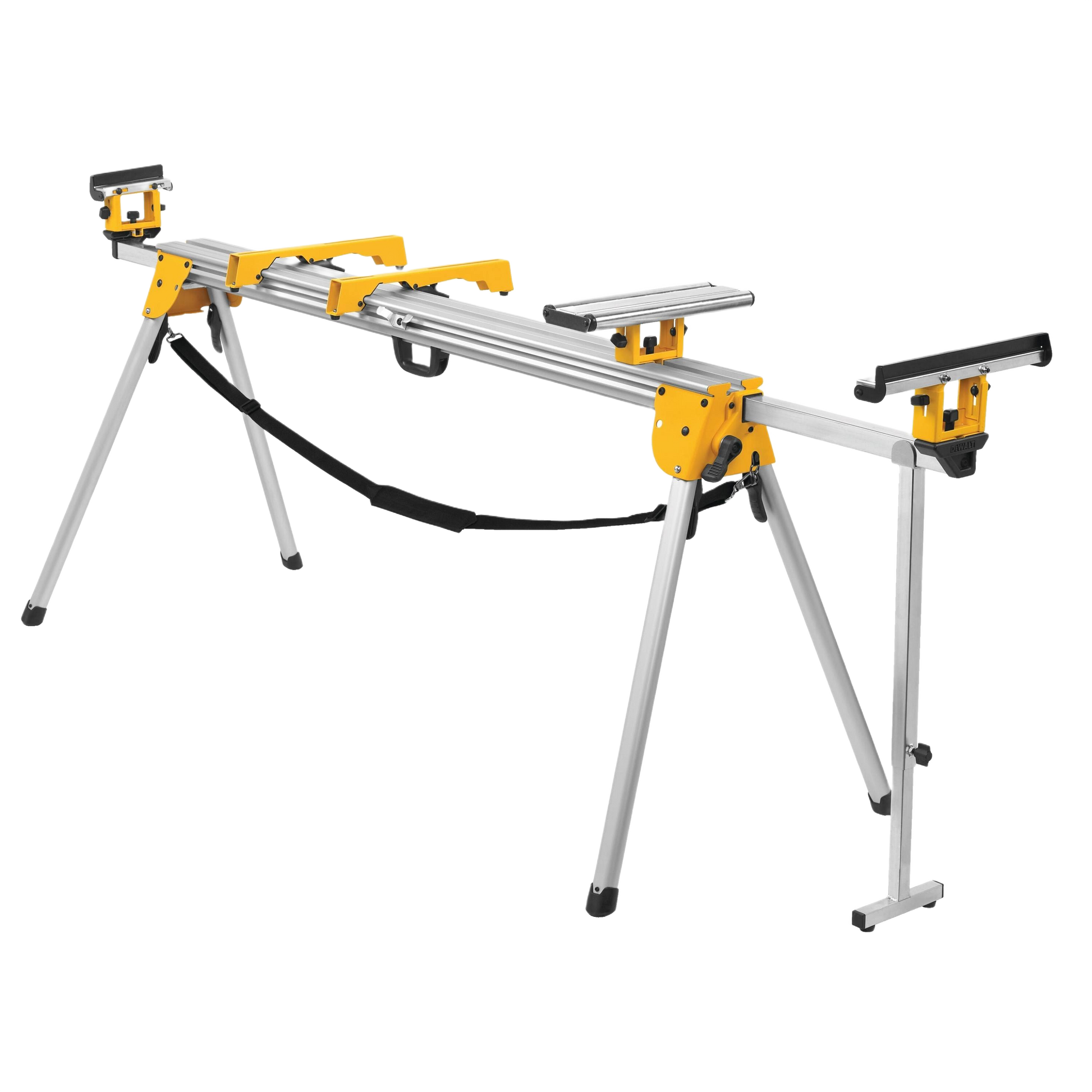 Heavy-duty saw stand with adjustable supports and foldable legs in Dewalt tool and power tool accessories collection