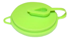 Bright green silicone can cover with pour spout, designed for kitchenware and drink freshness under $25 collections