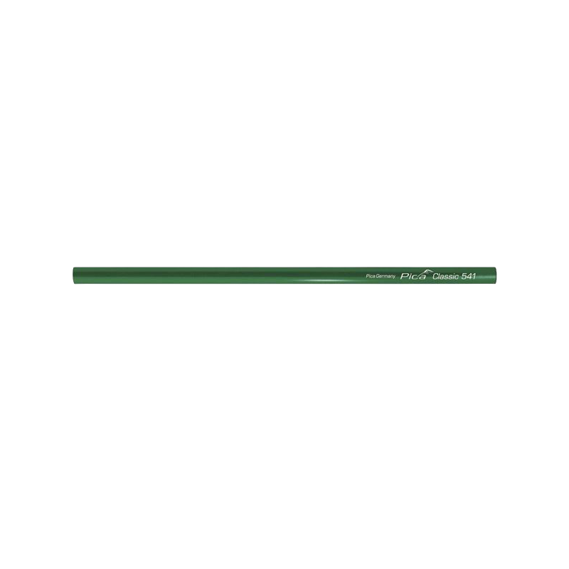 Green oval-shaped stonemason pencil for woodworking and measuring tools in office supplies and hand tools collections