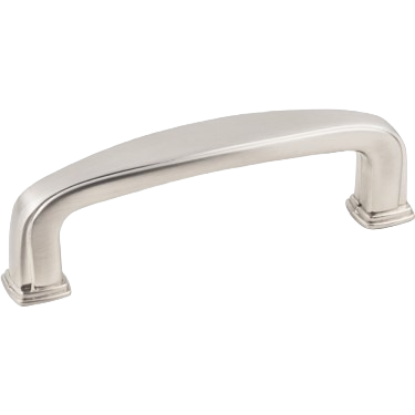 Satin nickel 3-inch flat round handle pull for cabinets in Hardware and Furniture Accessories collections