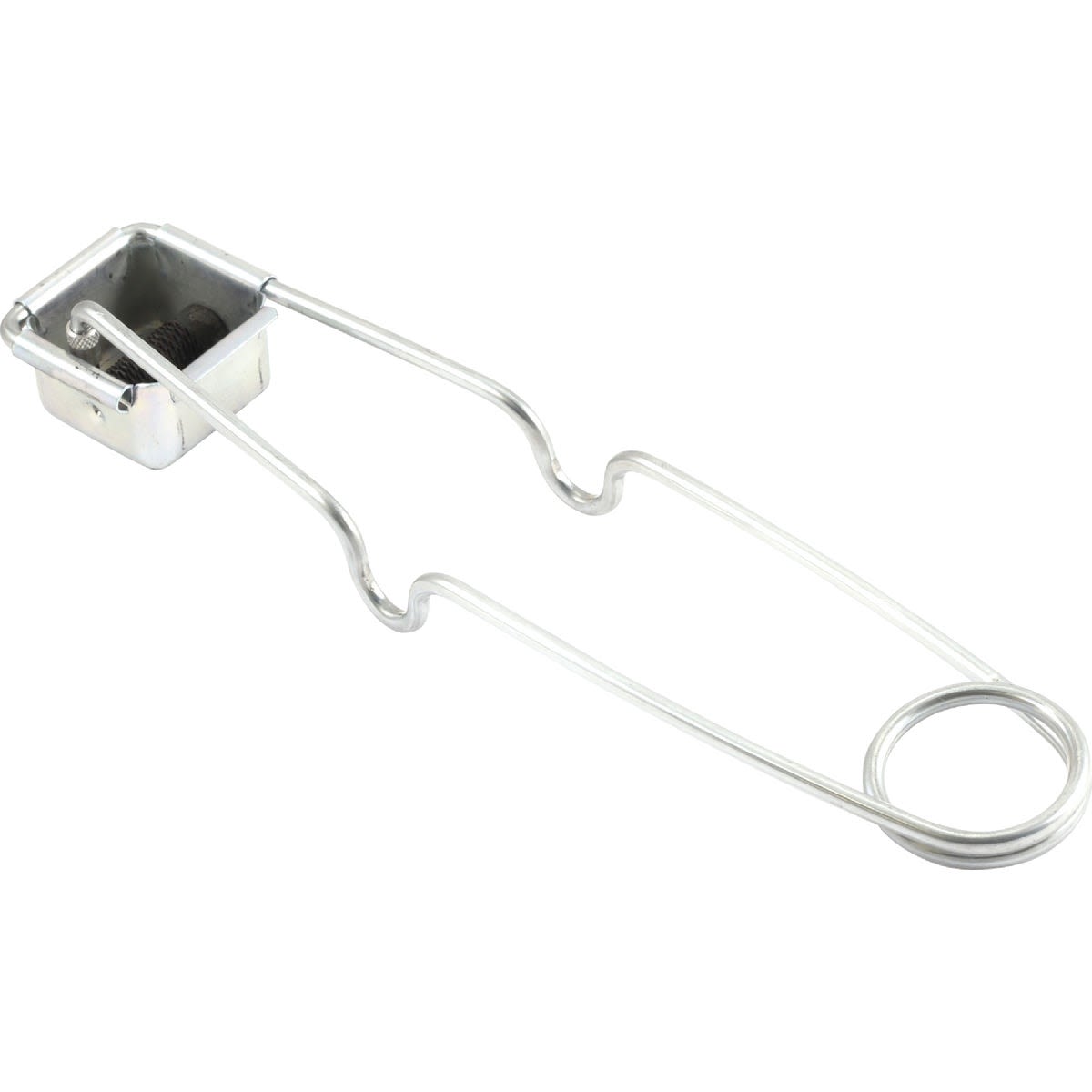 Metal handheld lighter with single flint spark mechanism for ignition in tools and home improvement tasks