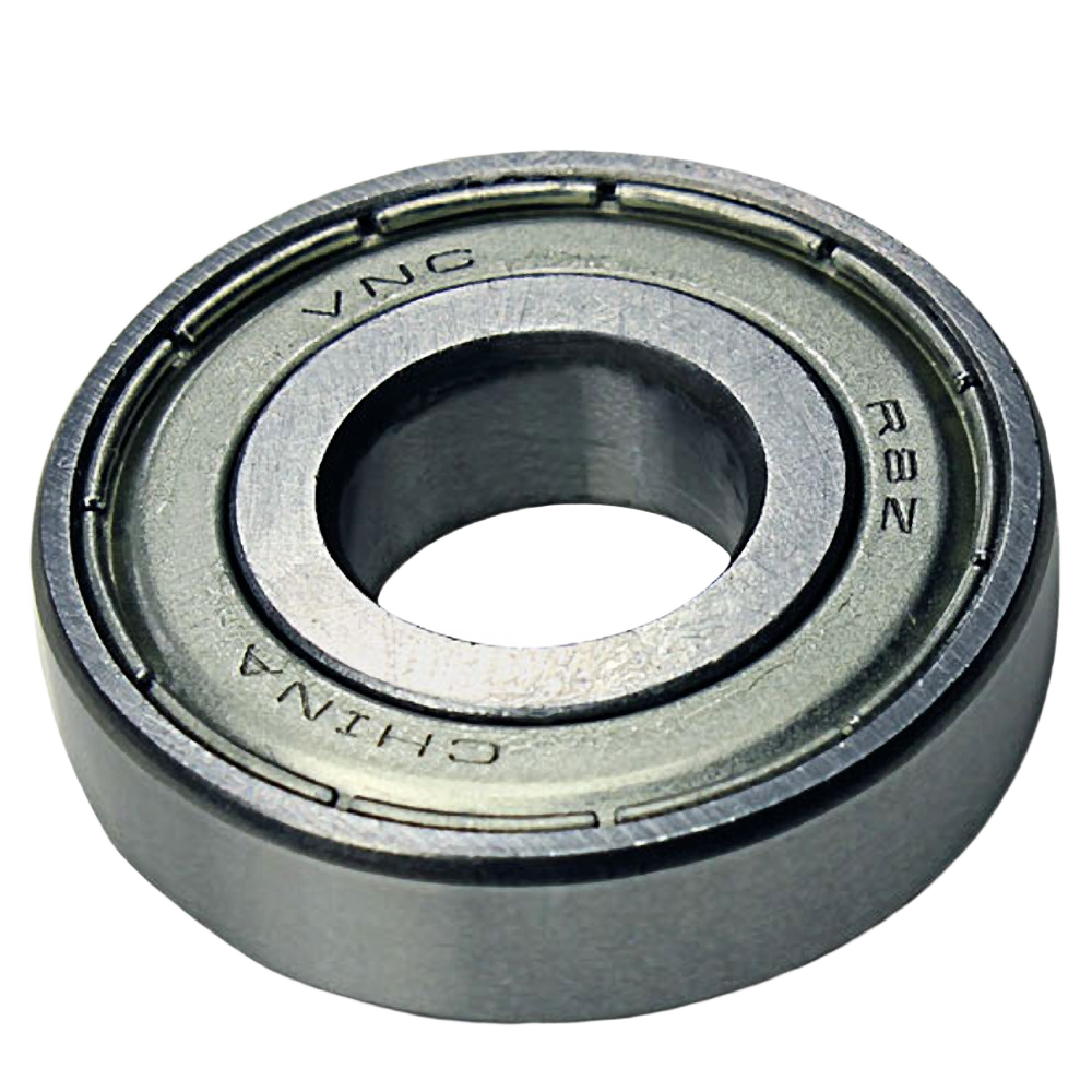 Metal industrial bearing with engraved markings for use in power tool accessories and drill bits collections