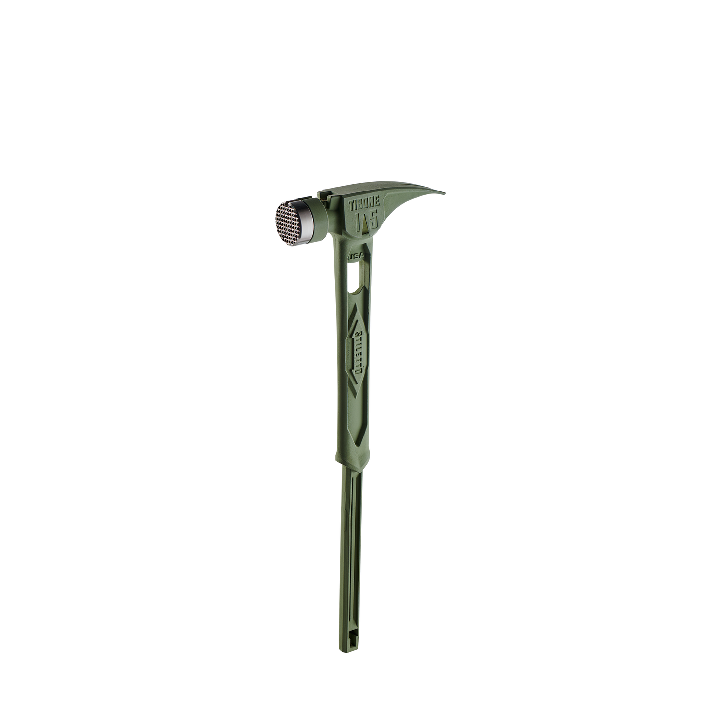 Stiletto 15oz TIBONE™ Milled/Curved Titanium - Limited Edition Green
