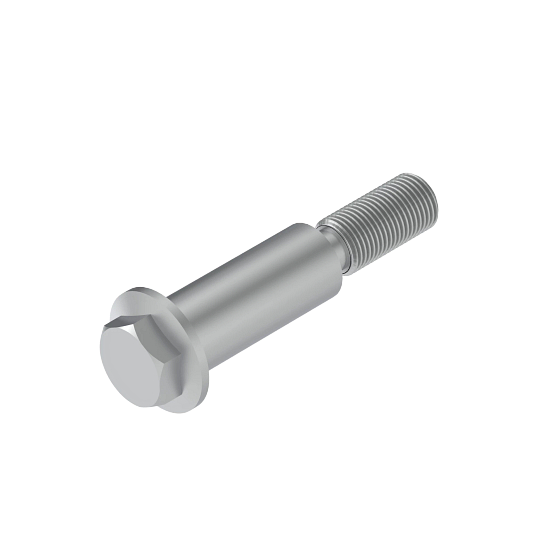 John Deere M110801 M8 X 55 Hexagonal Head Flanged Screw, 4-Pack