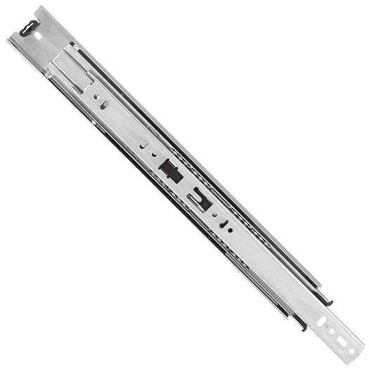 Heavy duty steel file drawer slide with ball-bearing mechanism for smooth full extension in cabinet hardware and furniture accessories collections