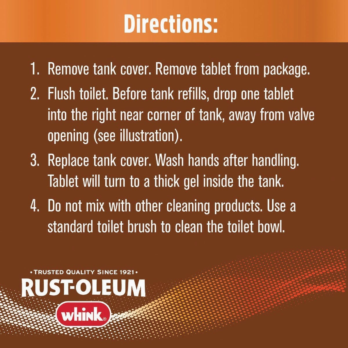 Whink Rust Guard Bowl Cleaner, 6-Pack (12 Total Caplets)
