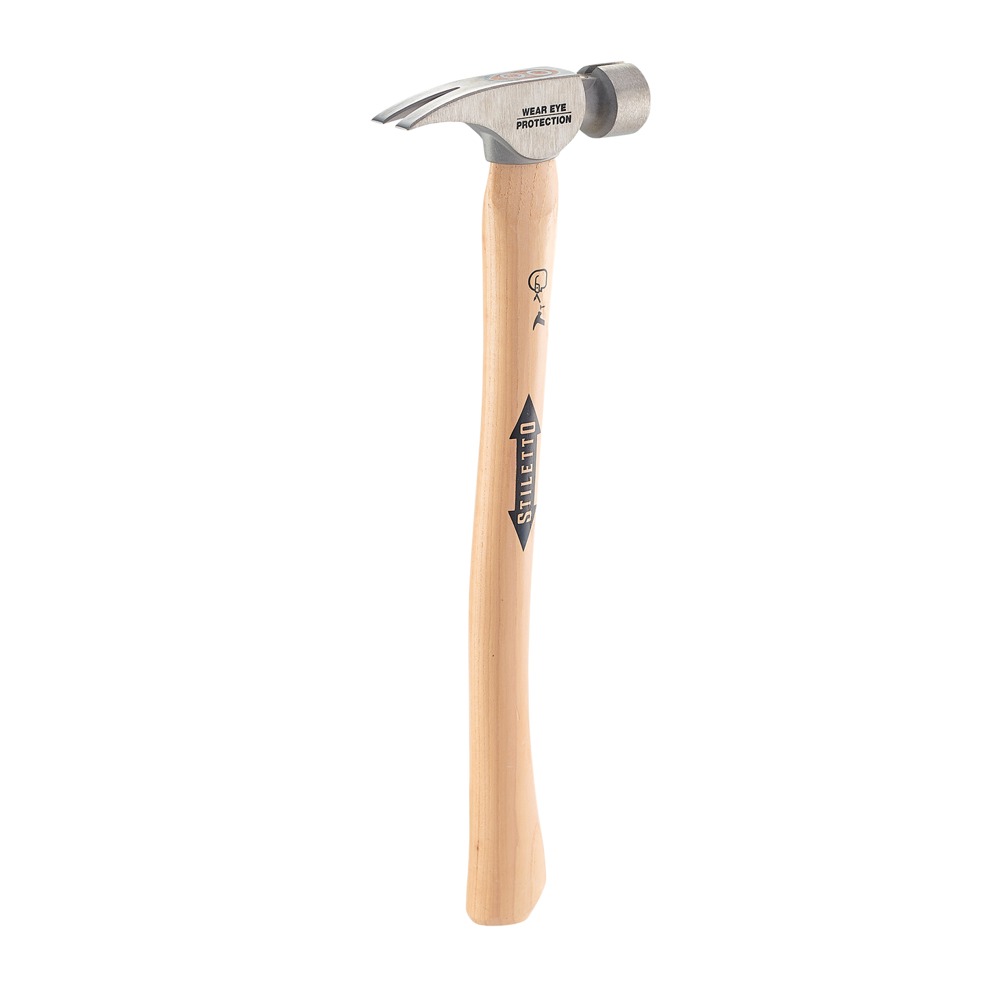 Stiletto 16oz Milled/Curved Hickory Hammer