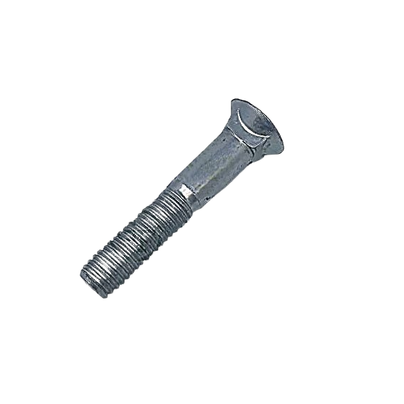 Metal bolt with flat head and threaded shaft, suitable for John Deere parts and home improvement projects under $50 collections