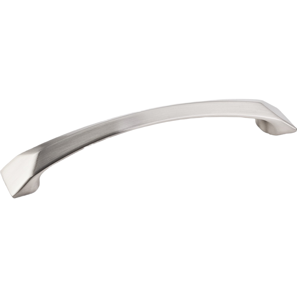Satin nickel cabinet pull with modern square ends for furniture hardware and home improvement collections under $50