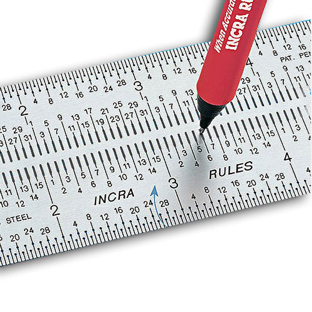 Close-up of a precision marking tool and pencil for woodworking in measuring and hand tools collections under $50