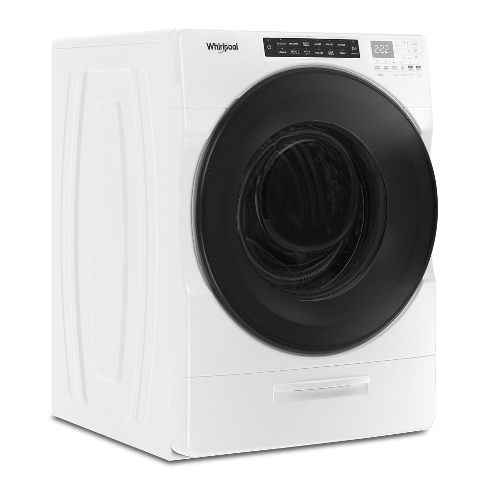 White front load ventless washer dryer with large black door and digital control panel in Washer/Dryer Combos collection