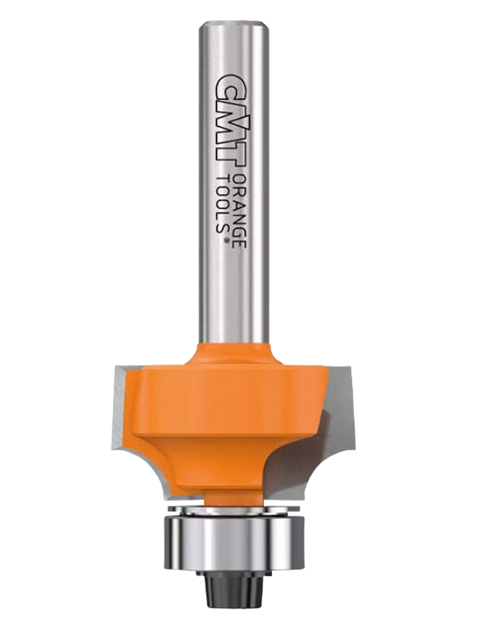CMT Orange Tools 7/8” x 1/2” Roundover Bit With Bearing, 1/4" Shank