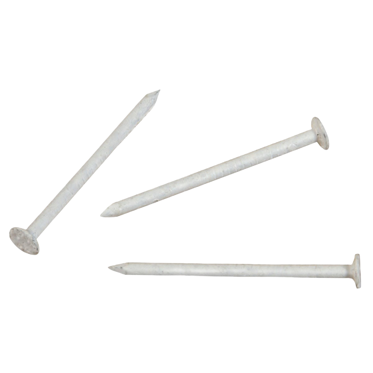Set of white stainless steel trim nails measuring 1-1/4" for exterior finish and repair in hardware fasteners under $50
